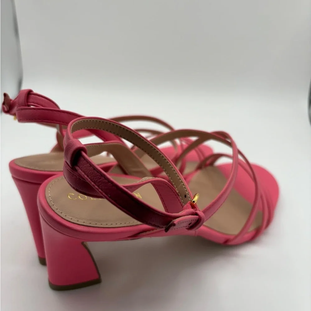 New Cole Haan Women's Pink Addie strap sandals/heels 8